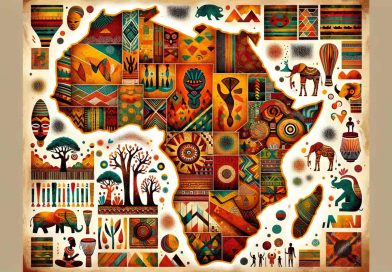 imagem com o continente africano que representa itens desse continente para um artigo sobre livros sobre a áfrica